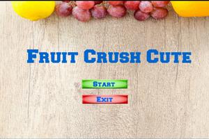 Fruit Crush Cute Affiche