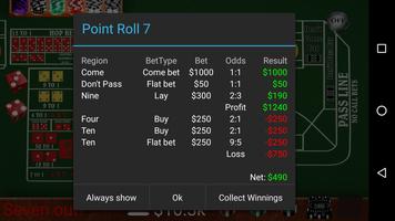 Craps Trainer screenshot 3