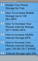 1 Schermata Increase Mobile Storage