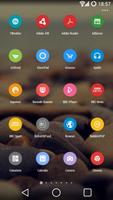 Etched Material Icons (Free) syot layar 3