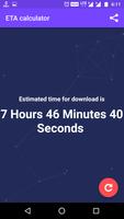 Download Time Calculator - ETA स्क्रीनशॉट 2