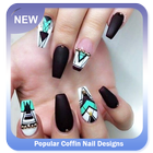 Popular Coffin Nail Designs icône