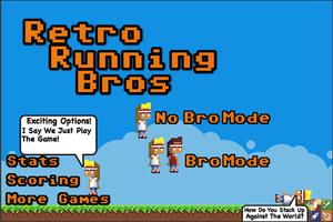 Retro Running Bros. plakat
