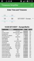 Timezone Simplifier Ekran Görüntüsü 1
