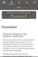 Institut de Beauté Ponsard captura de pantalla 1