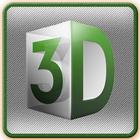 3D logo Design Idea icono