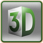 3D logo Design Idea ไอคอน