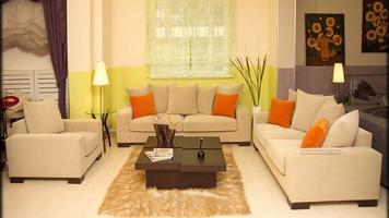 Living Room Interior Design постер