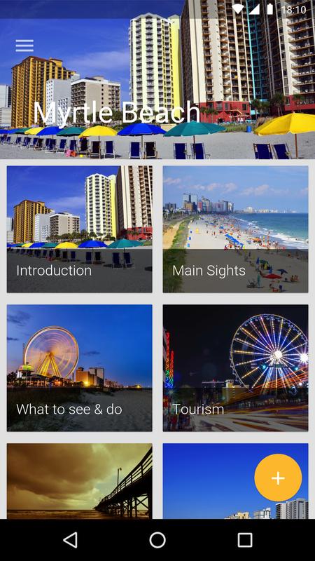 Myrtle Beach Travel Guide For Android Apk Myrtle Beach Travel Guide Poster