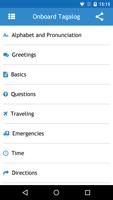 Onboard Tagalog Phrasebook تصوير الشاشة 1