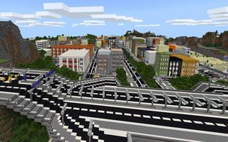 Map Footscray City Guide Area for MCPE Affiche