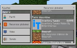 Addon Inventory-Tweaks MCPE 截图 2