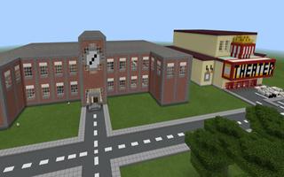 Map School Neighborhood MCPE 截图 1