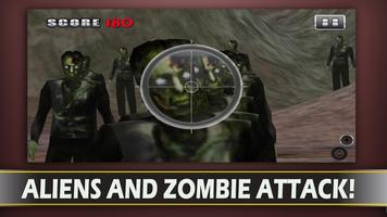 Alien Zombie Sniper Attack capture d'écran 1