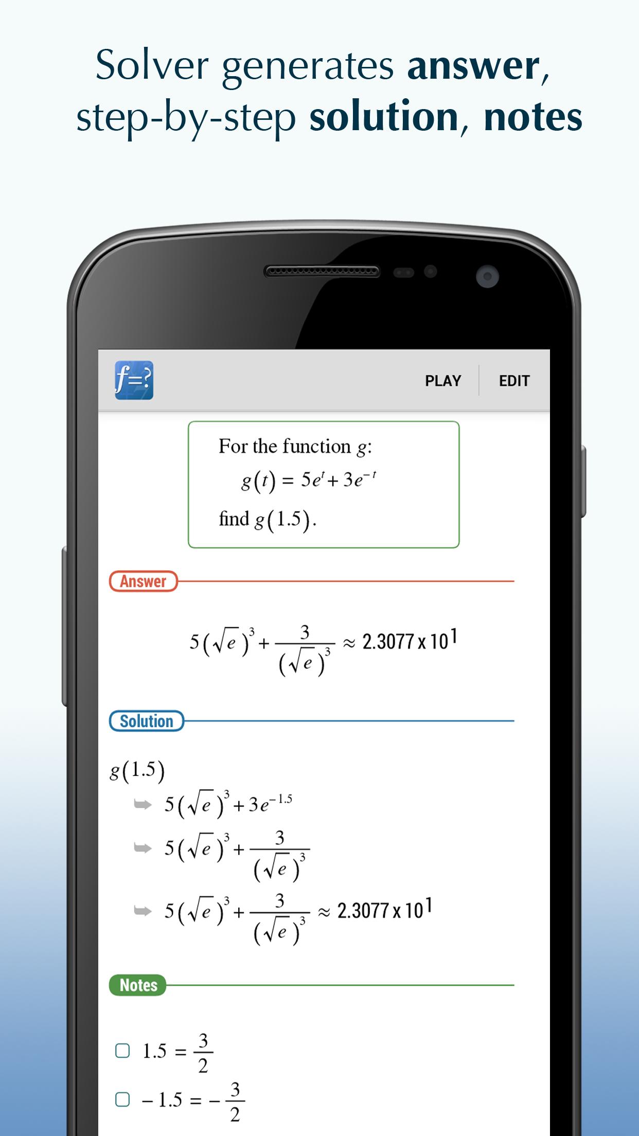 stats problem solving app