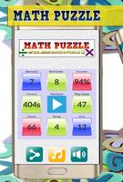 Math Puzzle Affiche