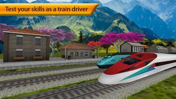 Simulador de trem euro vr Cartaz