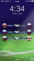 Euro 2016 Slovakia Screen Lock پوسٹر