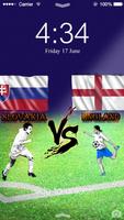 Euro 2016 Slovakia Screen Lock captura de pantalla 3