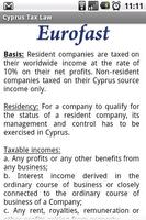 Cyprus Tax Law постер