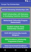 Europe Top Scholarships Affiche