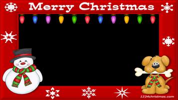 پوستر Christmas Photo Frame