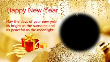 Happy New Year Photo Frame Affiche