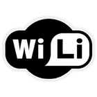 Wi-Li. Optical modem icono