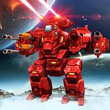 Futuristic Robot War Simulator Zeichen