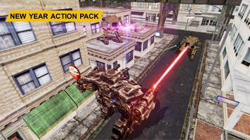 Futuristic Robot War Simulator پوسٹر