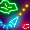 ”Glow Asteroids Meteor Shooter