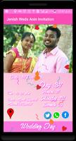 Jenish Weds Anin Invitation Poster