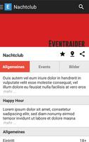 برنامه‌نما Eventraider عکس از صفحه