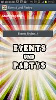 Events und Partys plakat