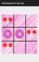 Pink Sweet Tic Tac Toe постер