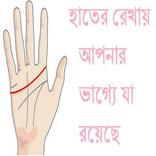 হাতের রেখায় ভাগ্যে যা রয়েছে