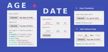 Age + Date Calculator