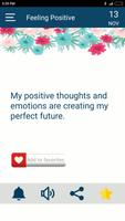 Positive Affirmations Daily اسکرین شاٹ 1