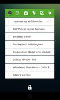 Evernote Widget تصوير الشاشة 1