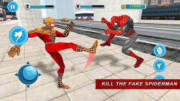 Flying Spider Hero City Rescue Mission تصوير الشاشة 1