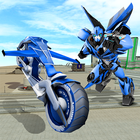 Volador Bicicleta Acero Robots icono