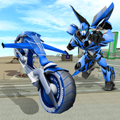 Flying Bike Steel Robots ikona