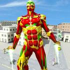 Flying Robot Superhero: Crime City Rescue icône