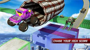 Monster Truck Stunt Impossible Tracks تصوير الشاشة 2