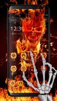 Evil Skull Fire Theme captura de pantalla 1