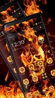 Evil Skull Fire Theme captura de pantalla 2