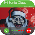 Evil Creepy Santa Claus Fake Call icône
