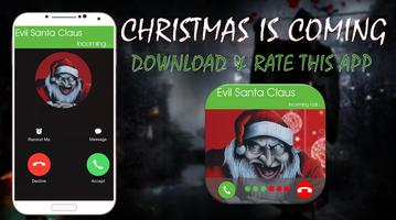 Evil Creepy Santa Claus Fake Call Screenshot 2