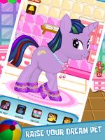 برنامه‌نما Cute Pony - A Virtual Pet Game عکس از صفحه