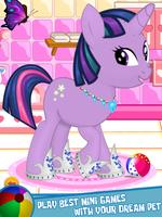 برنامه‌نما Cute Pony - A Virtual Pet Game عکس از صفحه